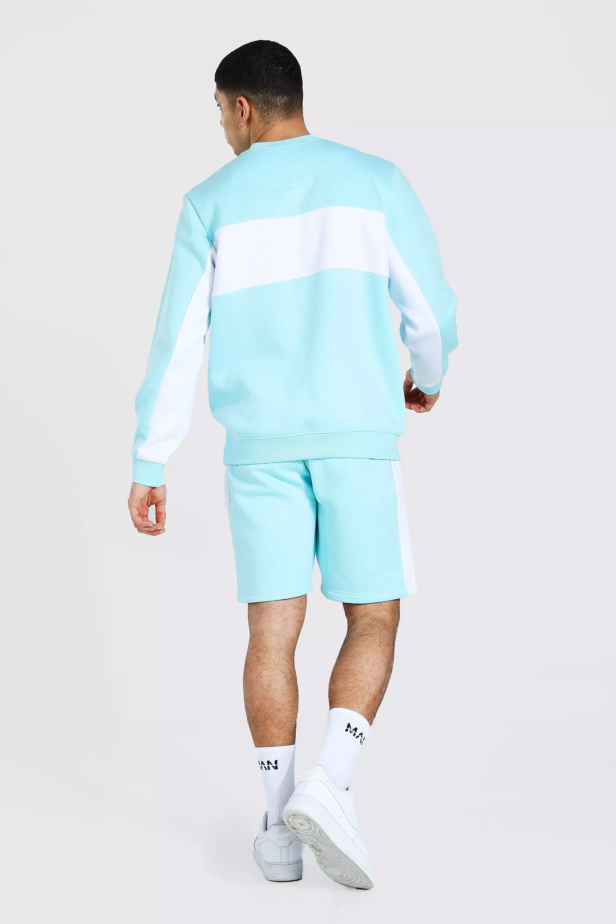 Nike pastel best sale colour block tracksuit